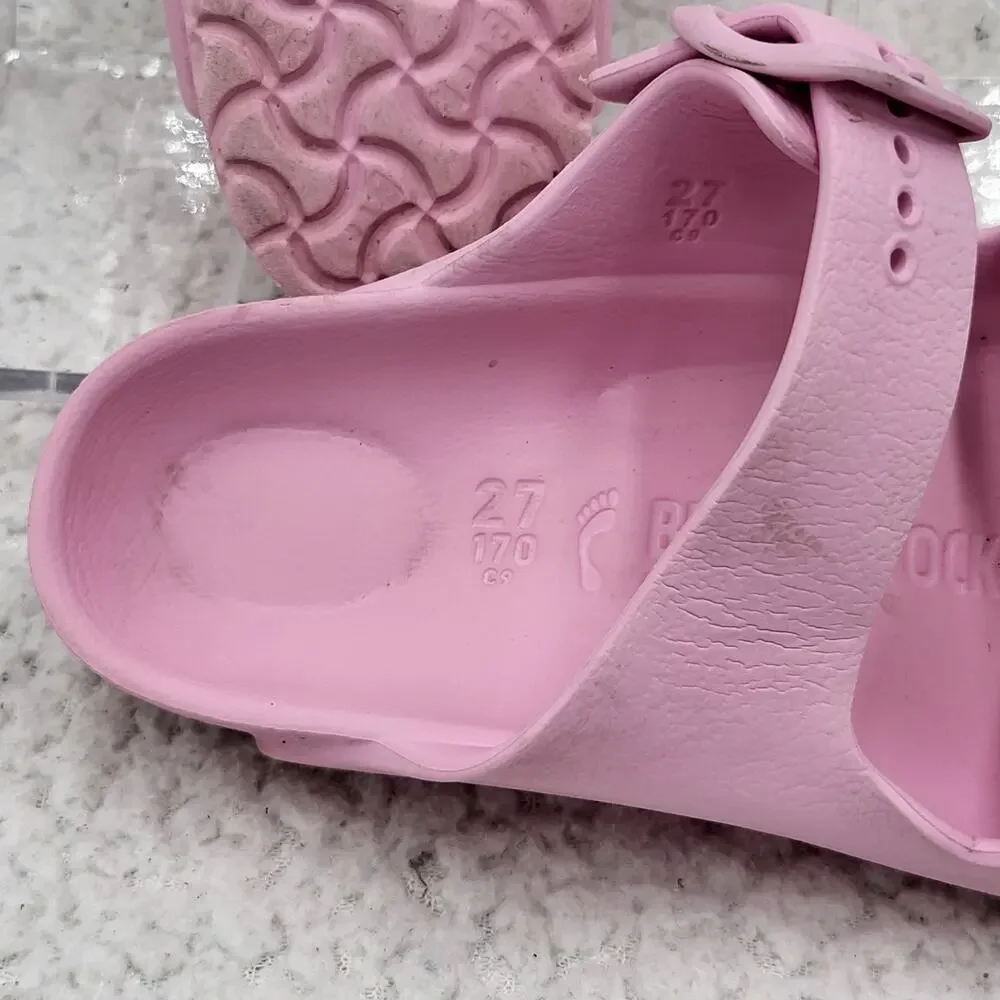 Birkenstock Arizona Essentials Slide Sandal Pink Girls EU 27 US 9-9.5